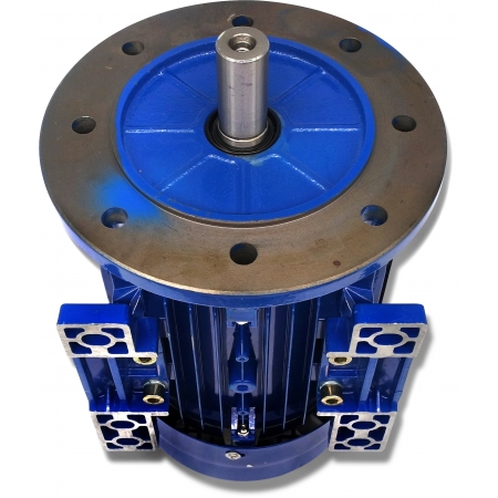 SILNIK ELEKTRYCZNY Z KOŁNIERZEM 1,1kW 400V 1415obr WAŁEK 24mm 3-FAZOWY